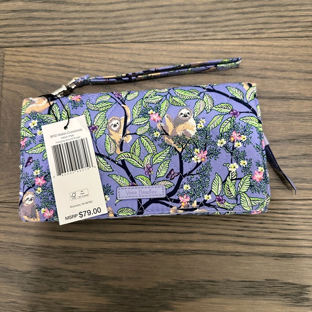 Vera Bradley RFID Wallet Crossboy Bag NWT - Picture 4 of 9